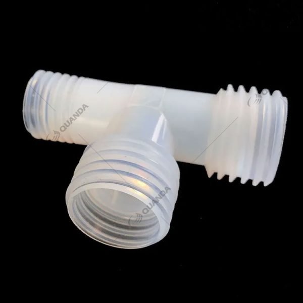 clear plastic tube connector