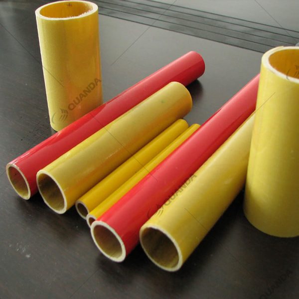3640 Epoxy Fiber Glass Insulation Tube , yellow & red